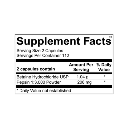 Betaine & Pepsin
