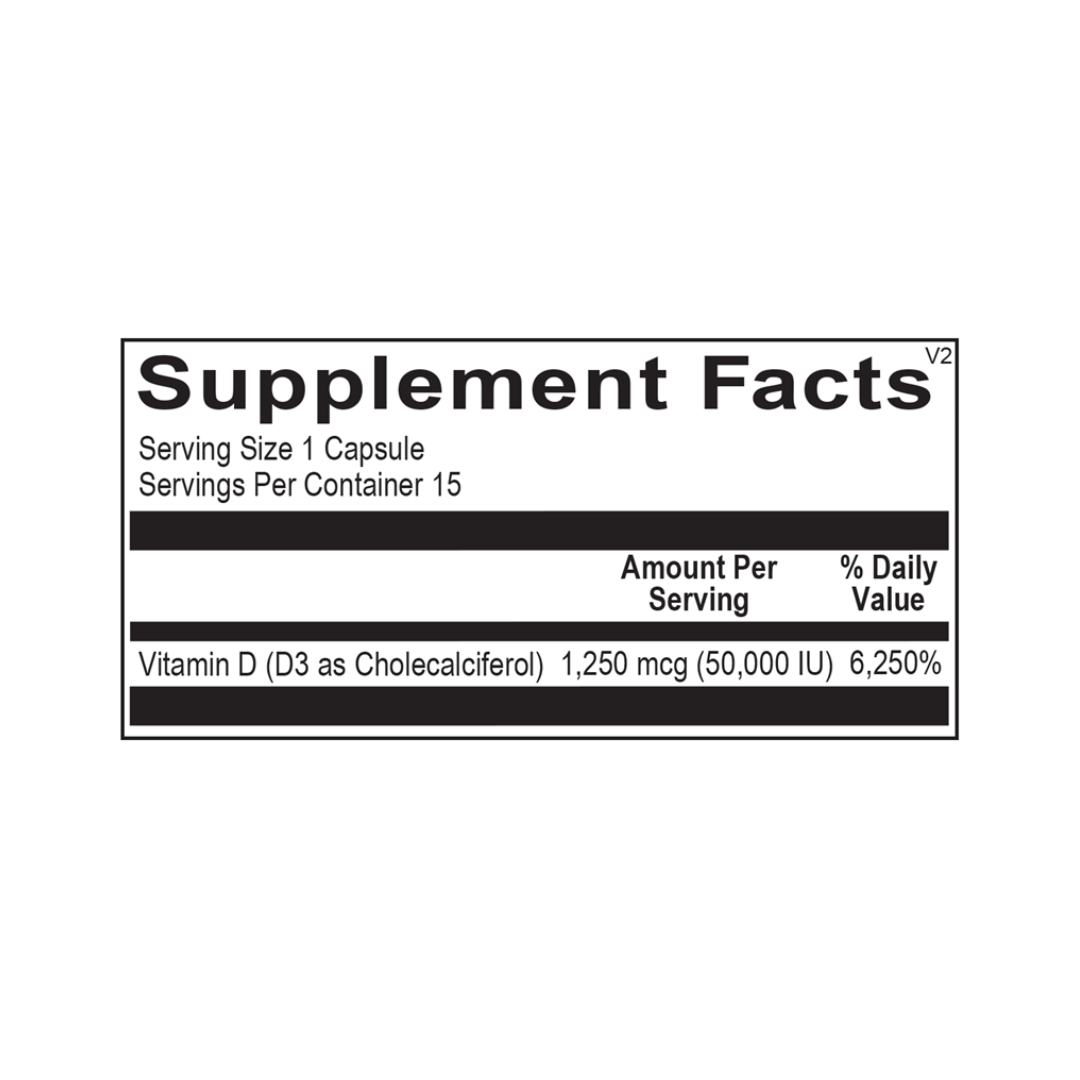 Vitamin D3 50,000 IU