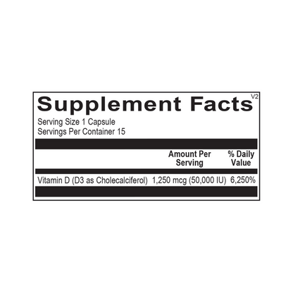 Vitamin D3 50,000 IU